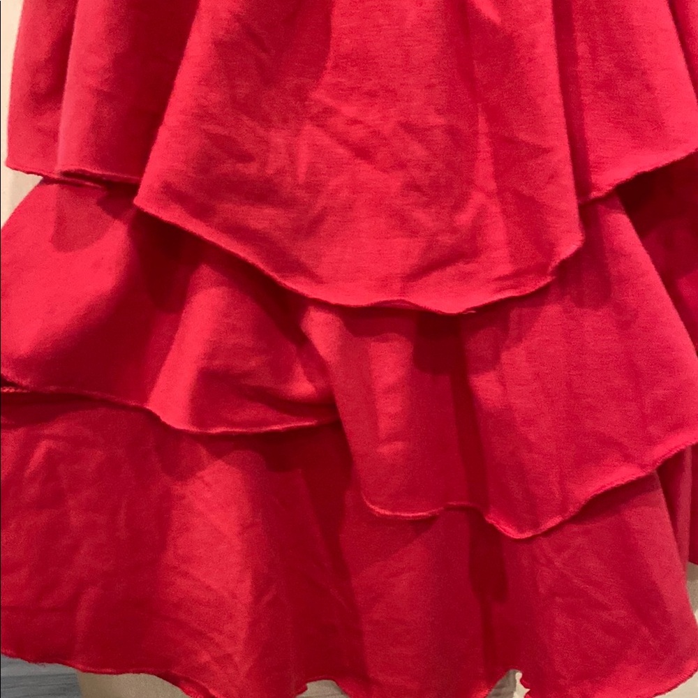Chic Hot Pink Layered Tank Top - Picture 4 of 6